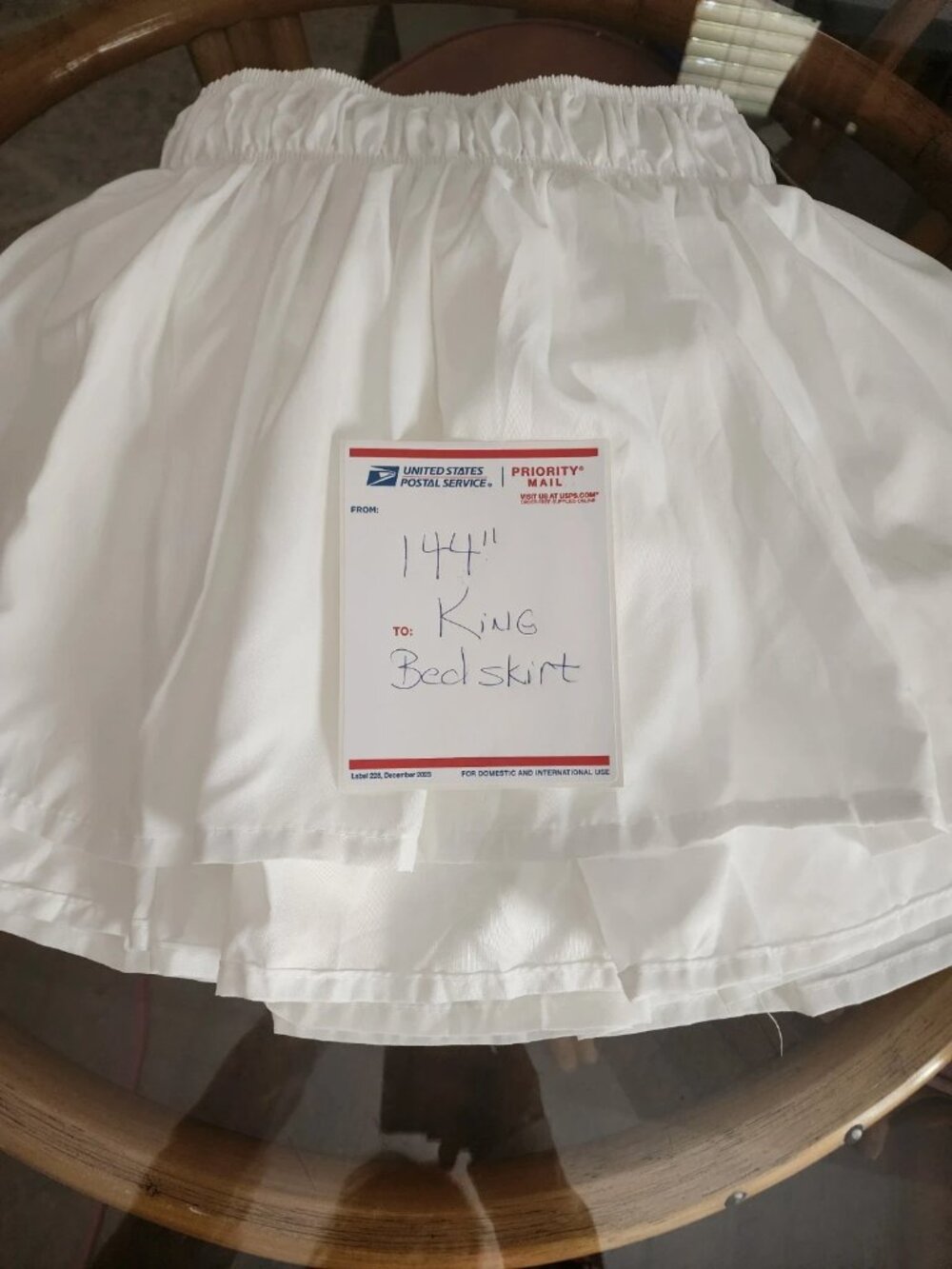 King Lightweight Bedskirt or Dust Ruffel